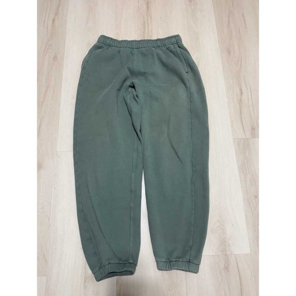 Lululemon City Sweat Jogger Pants Men Medium Green Drawstring Stretch Training
